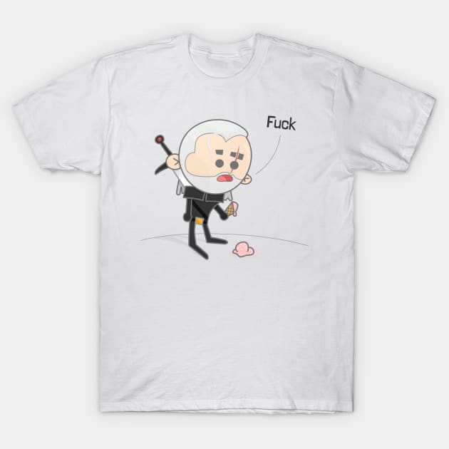 Witcher dropped his ice cream T-Shirt by jurgen